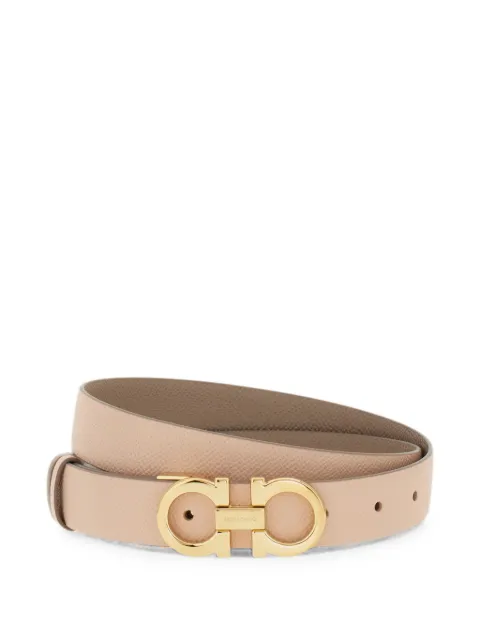 Ferragamo Gancini reversible belt Neutrals 796236