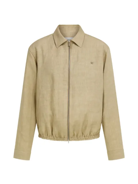 Ferragamo linen blouson Neutrals 794087