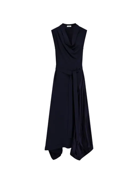 Ferragamo asymmetric dress Blue 794296