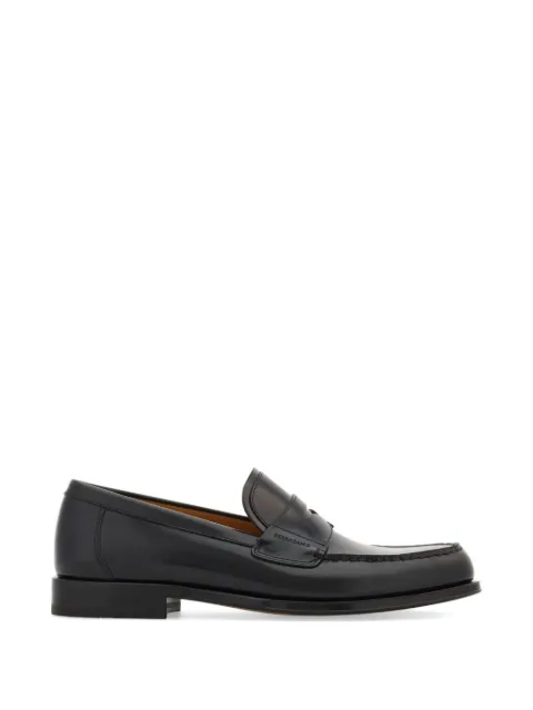 Ferragamo Penny tubular penny loafers Black 794915