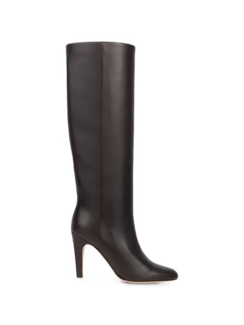 Ferragamo knee high boots Brown 796623