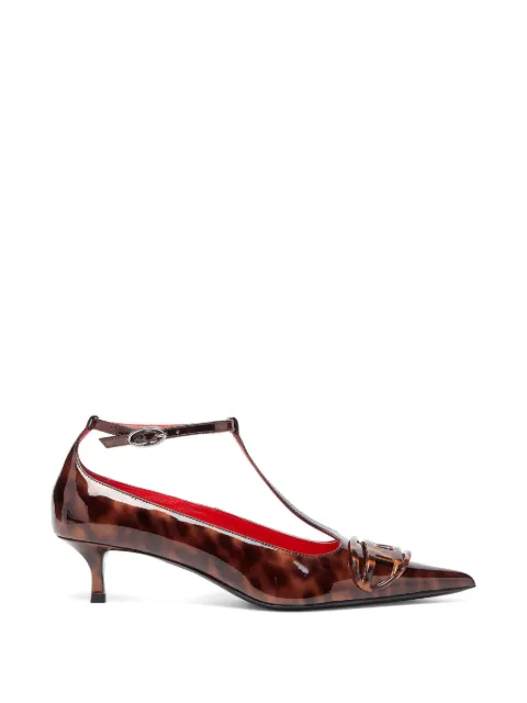 Diesel D-Venus Kittie T-bar pumps Brown Y03961P7723