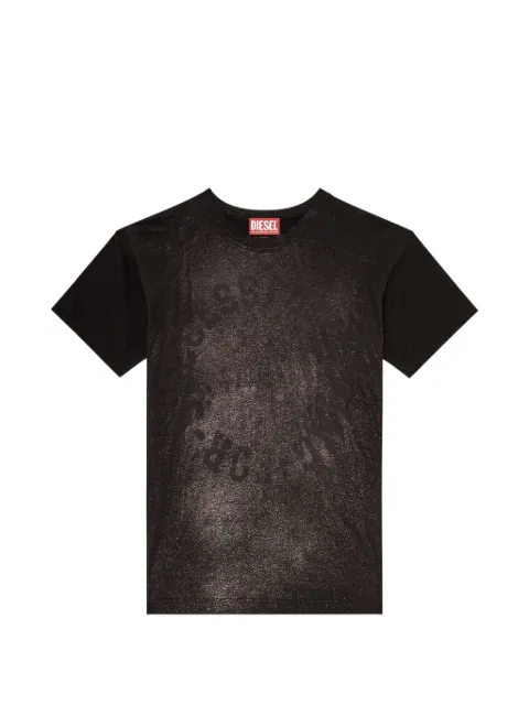 Diesel T-Norm-AA2 foil-print T-shirt Black A226510AEBM