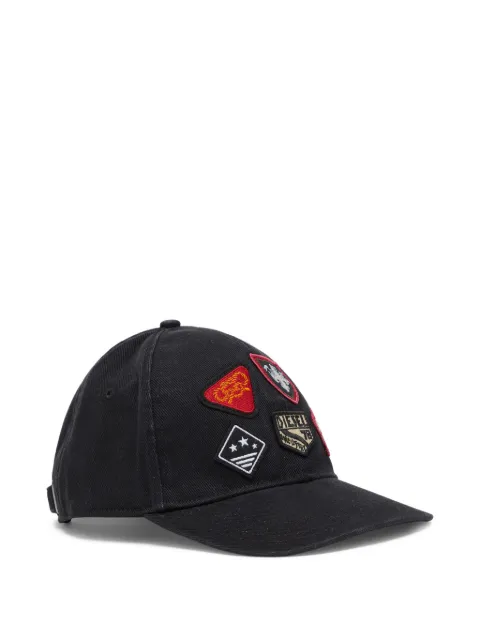 Diesel C-Scud patch-embellished baseball cap Black A241880PFAA