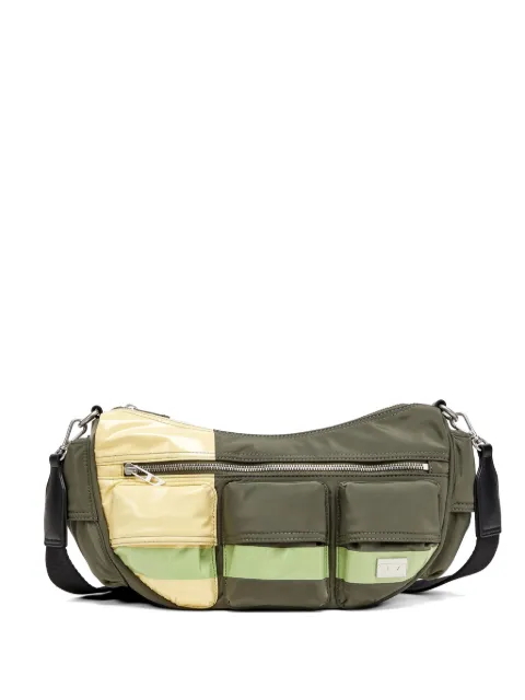 Diesel multi-pocket shoulder bag Green X10816P8166