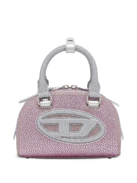 Diesel mini 1DR Dome rhinestone-embellished tote bag Pink X10369P9130