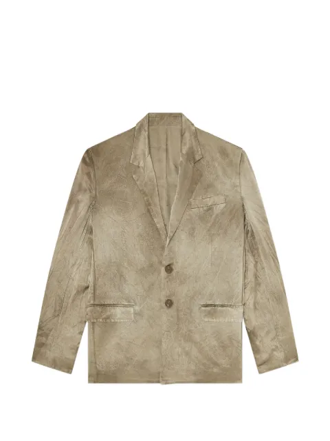 Diesel blazer in wrinkled satin Neutrals A226590AGCT