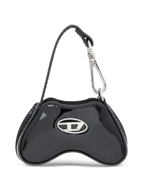 Diesel Play Oval-D bag charm Black X10582P6255