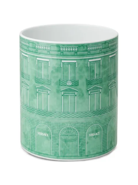 Versace Palazzo marble-effect vase Green 181276740378726018
