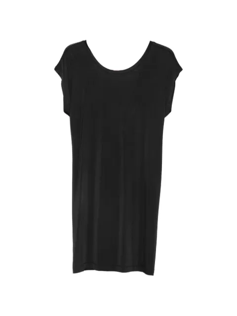 LIU JO short shiny jersey dress Black VA6159J3888