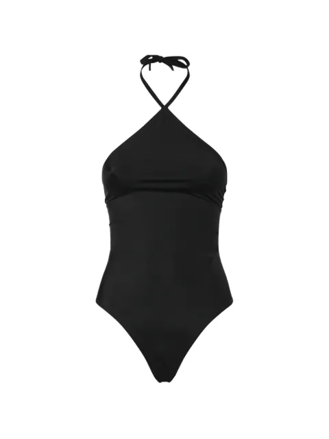 Jacquemus halterneck cutout swimsuit Black OPW00046AW00096