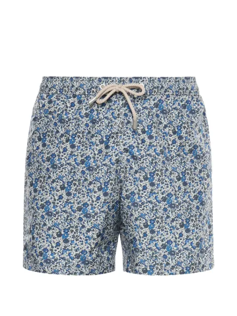 MC2 Saint Barth Lighting floral-print swim shorts Neutrals LIG0003