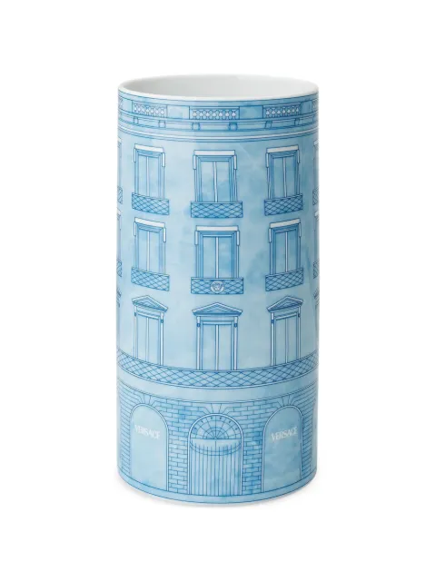 Versace Palazzo architectural-print vase Blue 181276740378726024