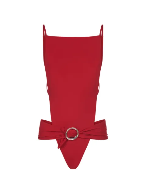 Taller Marmo Scirocco buckled swimsuit Red TMSS2578305