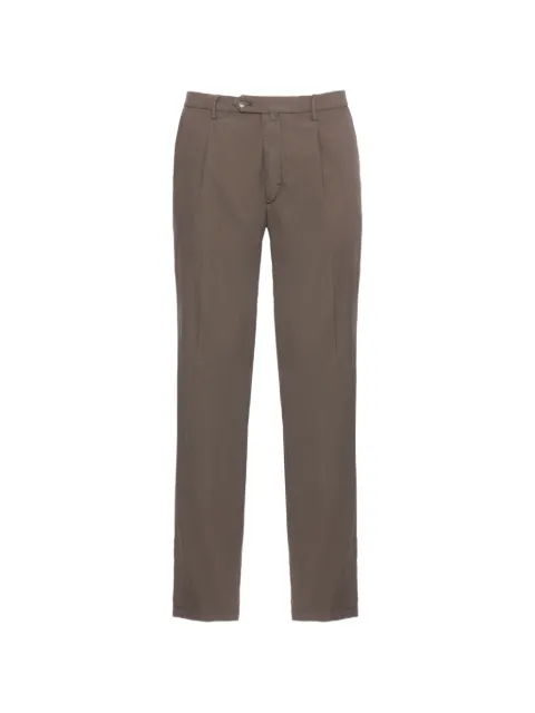 Briglia 1949 pleated-detail tailored trousers Brown BG2130002500046