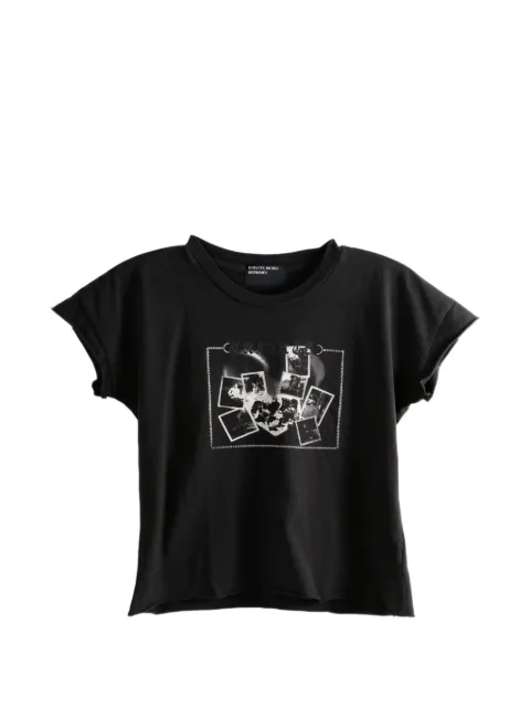 Enfants Riches Déprimés graphic-print raw-cut T-shirt Black 110647