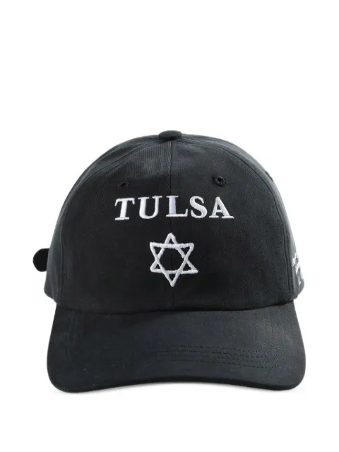Enfants Riches Déprimés embroidered Tulsa baseball cap Black 100538