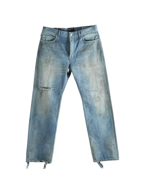 Enfants Riches Déprimés Tommy Tonsil distressed straight-leg jeans Blue 050448