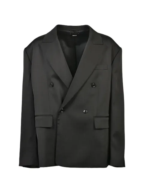 BREATH oversized-fit double-breasted suit jacket Black BR26SSO0005