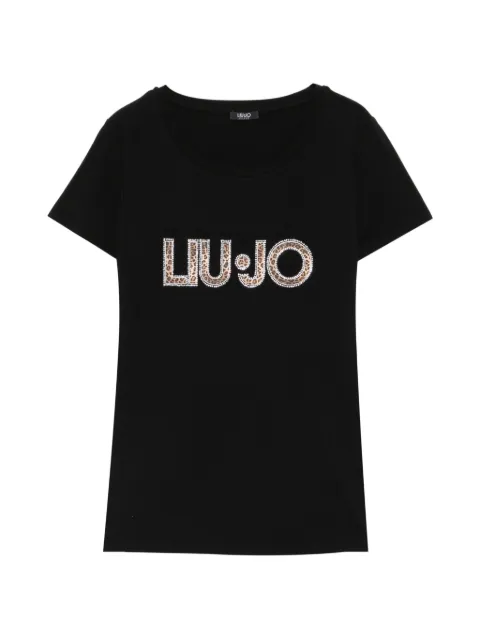 LIU JO T-shirt with logo Black VA6169JS003