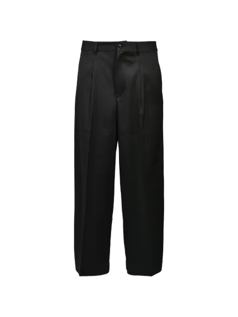BREATH pleated wide-leg trousers Black BR26SSP1008