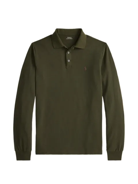 Polo Ralph Lauren Custom Slim Fit mesh polo shirt Green 710955081503
