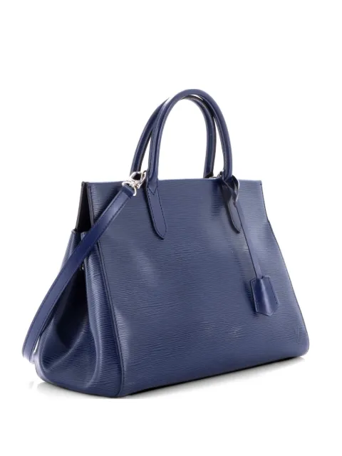 Louis Vuitton Pre-Owned Marly Handbag Epi Leather MM satchel Blue RUBYB0FSMTOH98C5