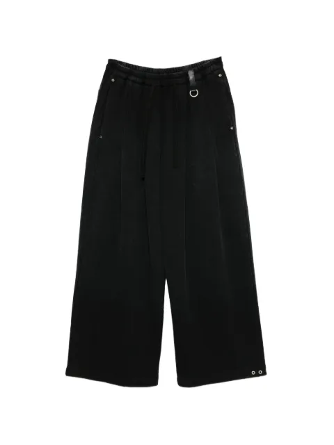 TEAM WANG design Reset track pants Black TWSS26B490