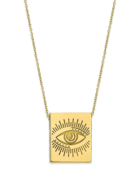 Carol Kauffmann Scapular eye necklace Gold PGESCAPOLHO