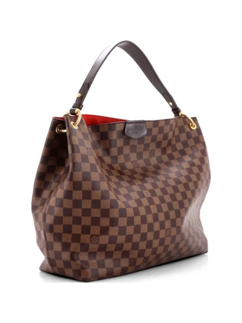 Louis Vuitton Pre-Owned Graceful Handbag Damier MM hobo bag Brown GP472N9P8JLV7NN5