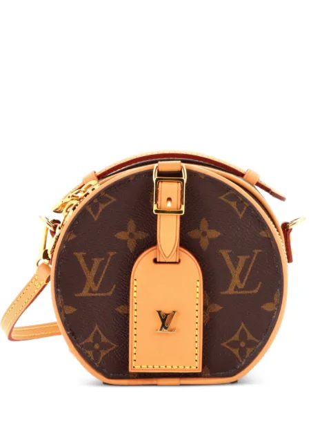 Louis Vuitton Pre-Owned Mini Boite Chapeau Bag Monogram Canvas crossbody bag Brown Q033G3XB6BC34RC8