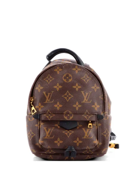 Louis Vuitton Pre-Owned Palm Springs Monogram Canvas Mini backpack Brown EMJZPK99HR8DRN56