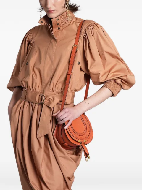Chloé draped asymmetric mini skirt Brown CH26UJU4114