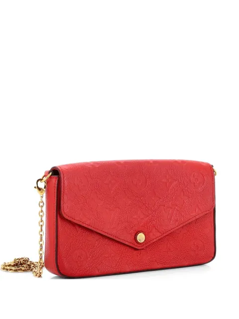 Louis Vuitton Pre-Owned Felicie Pochette Monogram Empreinte Leather crossbody bag Red LUU2XFBTF7EFOQ7N