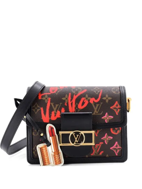 Louis Vuitton Pre-Owned Dauphine Shoulder Bag Limited Edition Fall in Love Monogram Canvas Mini crossbody bag Brown L5ZN2PDC1C8X2E7O