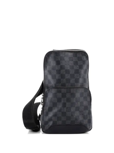 Louis Vuitton Pre-Owned Avenue Sling Bag Damier Graphite crossbody bag Black JENXYPMBYVFSGZZ8