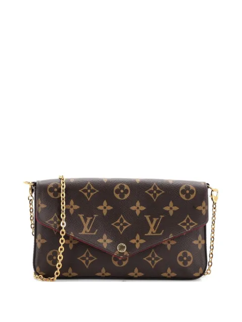Louis Vuitton Pre-Owned Felicie Pochette Monogram Canvas crossbody bag Brown IVF6XGG8906QZV31