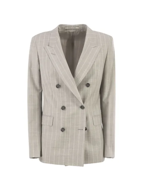 Tagliatore double-breasted pinstripe blazer Grey JPARIGI10B520101R26E193P317040