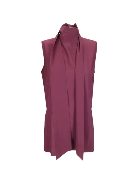 Alberto Biani scarf-detail top Purple NN838VI0081