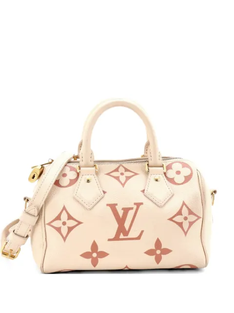Louis Vuitton Pre-Owned Speedy Bandouliere Bag Bicolor Monogram Empreinte Giant 20 crossbody bag Neutrals 3IB89X2KLTS7CXYF