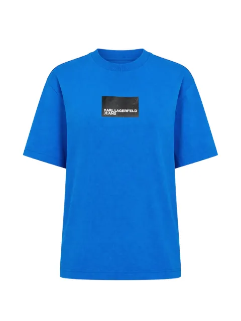 Karl Lagerfeld Jeans square logo T-shirt Blue A1W170061AA