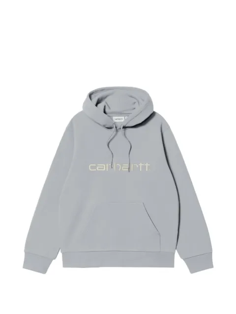 Carhartt WIP logo-embroidered hoodie Grey I030547