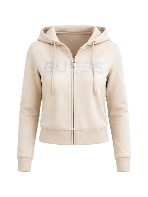 GUESS USA Primula embellished hoodie Neutrals V5GQ10KCRP0