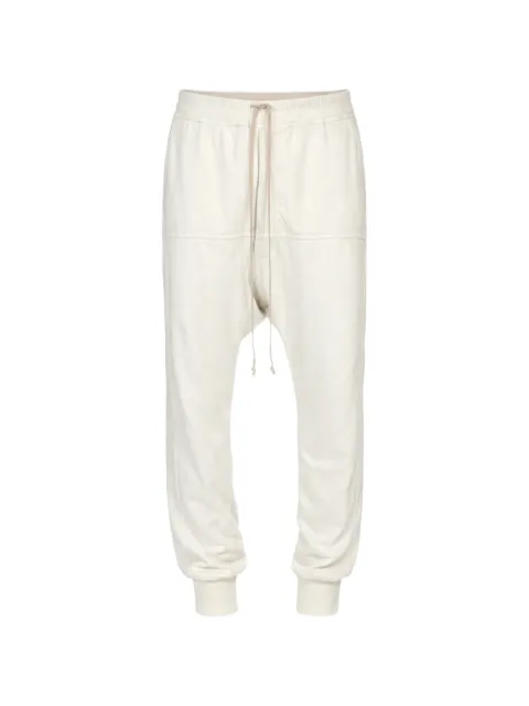 Rick Owens DRKSHDW drop-crotch track pants Neutrals DU01F4395RIG