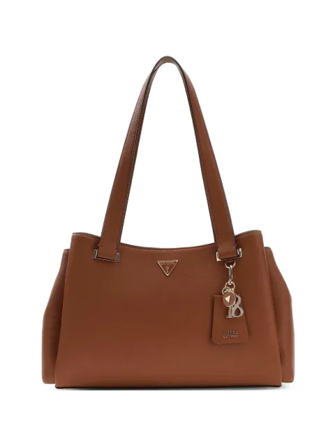 GUESS USA Evie Charms logo shoulder bag Brown HWBG9664220