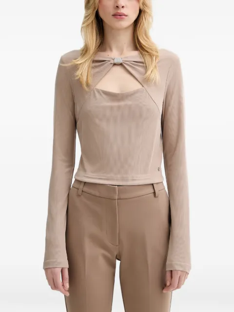 GUESS USA Milena cut-out top Neutrals W6RP11KAQL2