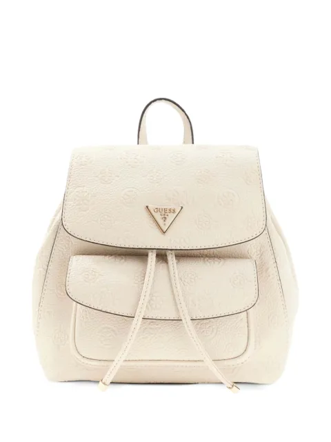 GUESS USA Cresidia embossed backpack White HWPD9888310