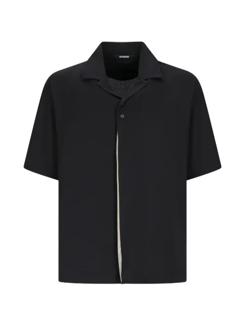 Jacquemus The Jean Atelier bowling shirt Black SHM00618AJ00254