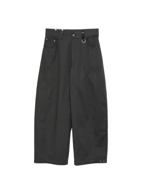 TEAM WANG design Reset wide-leg trousers Grey TWSS26B488