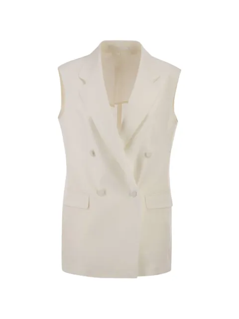 Tagliatore double-breasted waistcoat Neutrals JBERNICE340021U26E053EX808800